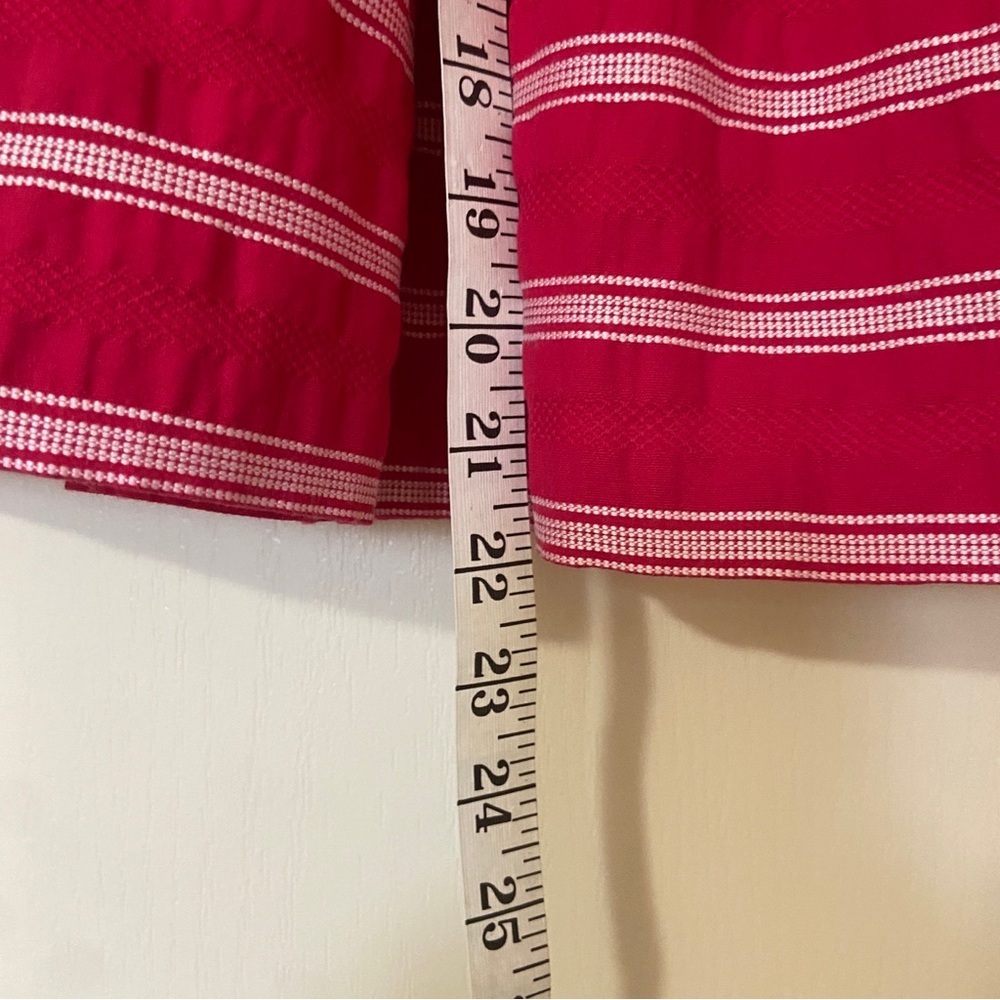 Talbots Red Striped Skirt - Picture 4 of 7